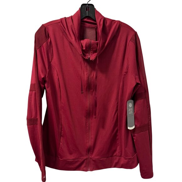 Daisy Fuentes Athletic Zip Up Jacket With Mesh Panels Activewear Sz M jacket. NW - Picture 1 of 12